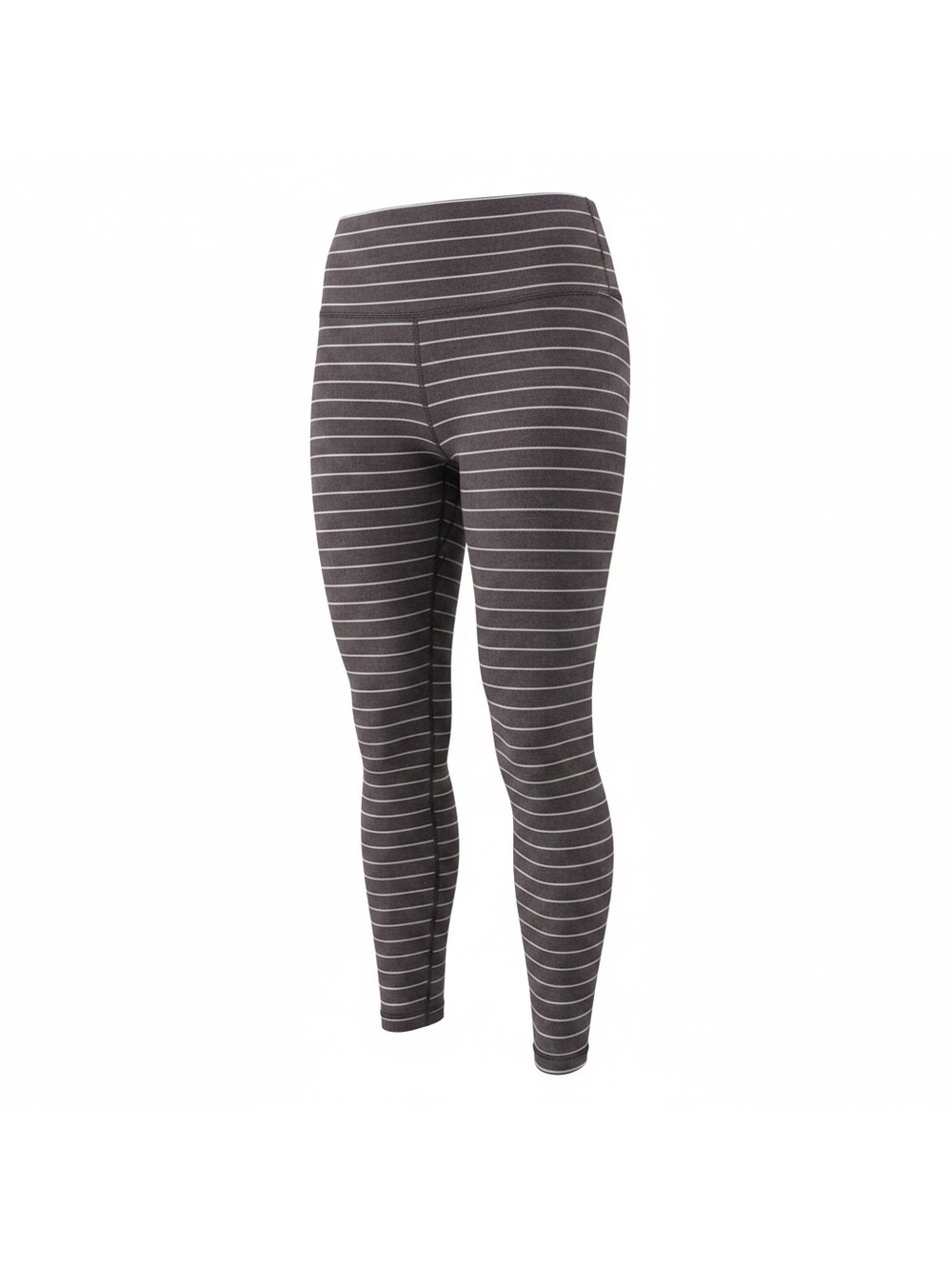 Glyder Women's Athletic Sportswear High Waist Striped Leggings Size Large